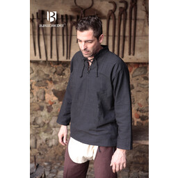 Chemise Tristan, noire - Celtic Webmerchant