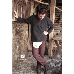 Skjorte Tristan, sort - Celtic Webmerchant