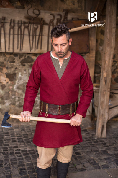 Vikingo caftán Loki (rojo) - Celtic Webmerchant