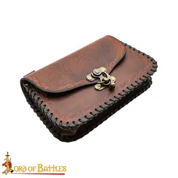 Sorcerer leather bag, brown - Celtic Webmerchant