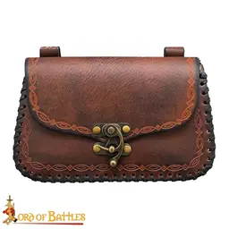 Sorcerer leather bag, brown - Celtic Webmerchant