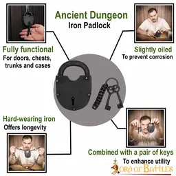 Dungeon padlock - Celtic Webmerchant