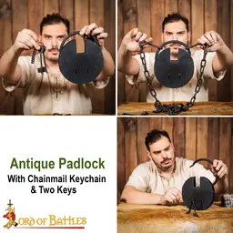 Large medieval padlock - Celtic Webmerchant