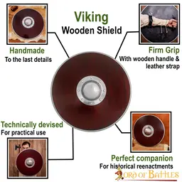 Bouclier rond viking - Celtic Webmerchant