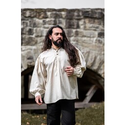 Chemise avec bouton, crème - Celtic Webmerchant