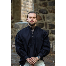 Button shirt, black - Celtic Webmerchant