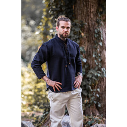 Thick cotton shirt, black - Celtic Webmerchant