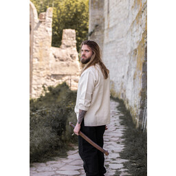 Tyk bomuld skjorte, creme - Celtic Webmerchant