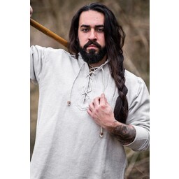 Thick cotton shirt, grey - Celtic Webmerchant