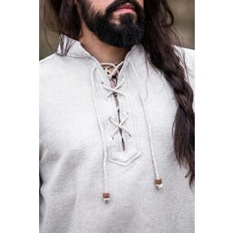 Thick cotton shirt, grey - Celtic Webmerchant