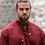 Handgeweven overhemd, rood - Celtic Webmerchant