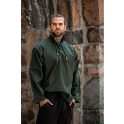 Handvävd skjorta, grön - Celtic Webmerchant