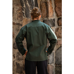Handvävd skjorta, grön - Celtic Webmerchant