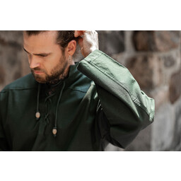 Chemise tissée à la main, verte - Celtic Webmerchant