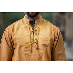 Camisa tejida a mano, color miel - Celtic Webmerchant