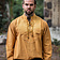 Leonardo Carbone Handgewebtes Hemd, Honig - Celtic Webmerchant