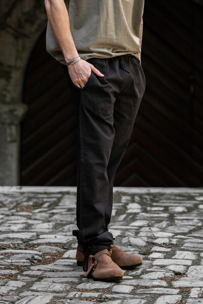 Pantalon en coton, noir - Celtic Webmerchant