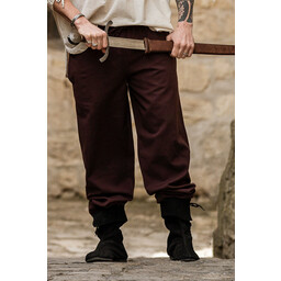 Cotton trousers, dark brown - Celtic Webmerchant
