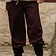 Leonardo Carbone Pantalones de algodón, marrón oscuro - Celtic Webmerchant