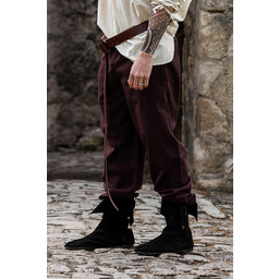 Cotton trousers, dark brown - Celtic Webmerchant