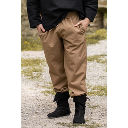 Cotton trousers, sand - Celtic Webmerchant