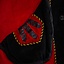 Cappotto pirata in velluto, rosso-nero - Celtic Webmerchant