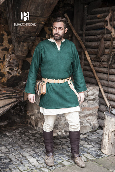 Tunika Lodin, grön - Celtic Webmerchant