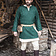 Burgschneider Tunic Lodin, green - Celtic Webmerchant