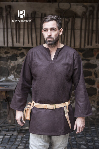 Tunika Lodin, braun - Celtic Webmerchant