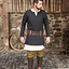 Herringbone tunic Tyr, black - Celtic Webmerchant