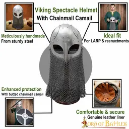 Viking helm Haakon met maliën - Celtic Webmerchant