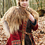 Geborduurde Viking kaftan, rood-blauw - Celtic Webmerchant