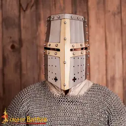 Casco cruzado con visera de latón - Celtic Webmerchant