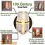 Crusader helmet with brass visor - Celtic Webmerchant