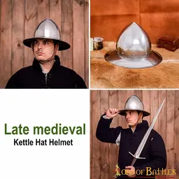 14th-15th century Swiss kettle hat - Celtic Webmerchant