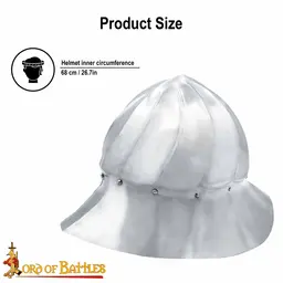 XV -wieczny Burgundian Kettle Hat - Celtic Webmerchant