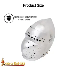 Battle-ready bascinet 2 mm - Celtic Webmerchant