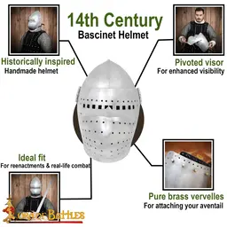 Battle-ready bascinet 2 mm - Celtic Webmerchant