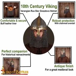 10de eeuwse Vikinghelm Gnezdovo - Celtic Webmerchant