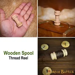 Medieval thread spool, wide - Celtic Webmerchant