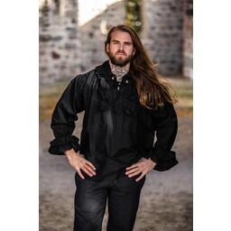 Pirate skjorta, svart - Celtic Webmerchant