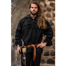 Camisa del pirata, negro - Celtic Webmerchant