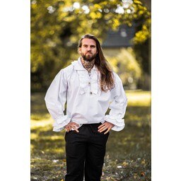 Pirate shirt, white - Celtic Webmerchant