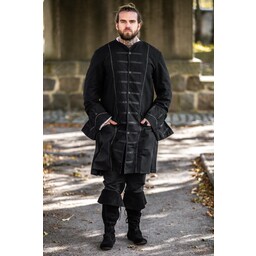 Manteau pirate 17ème siècle, noir - Celtic Webmerchant