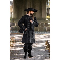 Seeräuberjacke, 17. Jahrhundert, schwarz - Celtic Webmerchant