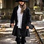 Cappotto Pirata 17 ° secolo, nero - Celtic Webmerchant