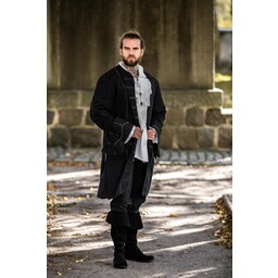 Manteau pirate 17ème siècle, noir - Celtic Webmerchant