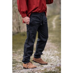 Pantaloni di cotone Alin, nere - Celtic Webmerchant