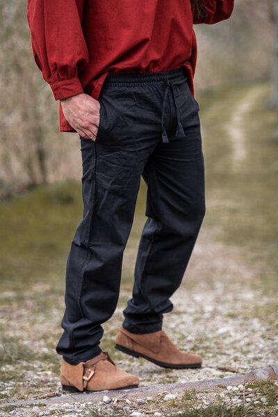Pantalones de algodón Alin, negro - Celtic Webmerchant