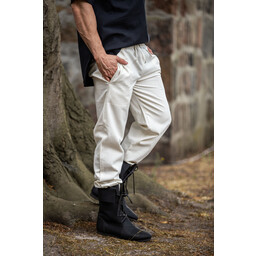 Cotton trousers Alin, cream - Celtic Webmerchant